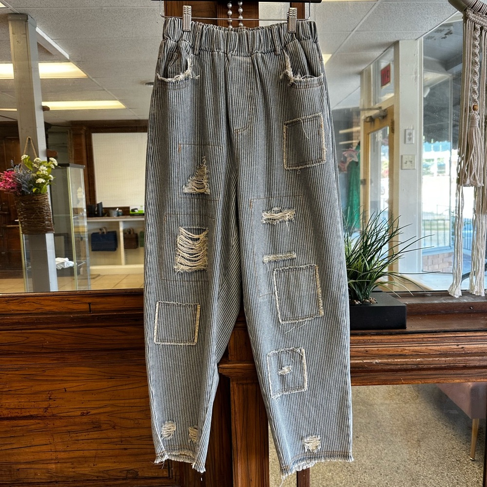 Jaded Gypsy On The Road Pants With Elestic Waist